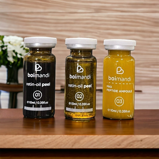 Boimandi Retin-Oil Peel Set | 3-Step Home Treatment for Skin Renewal