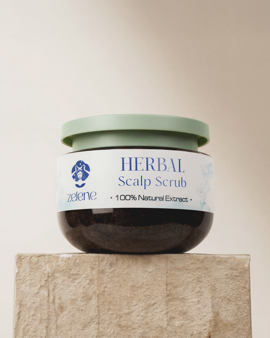 Zelene Herbal Scalp Scrub | Flakes | Oily Scalp