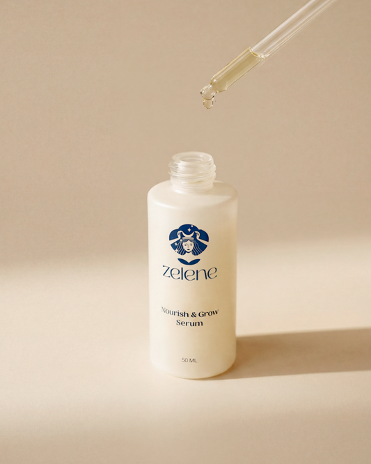 Zelene Nourish and Grow Serum (50ml) | Dandruff | Dry Scalp