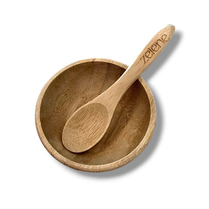 Mini Wooden Bowl and Spoon Sets